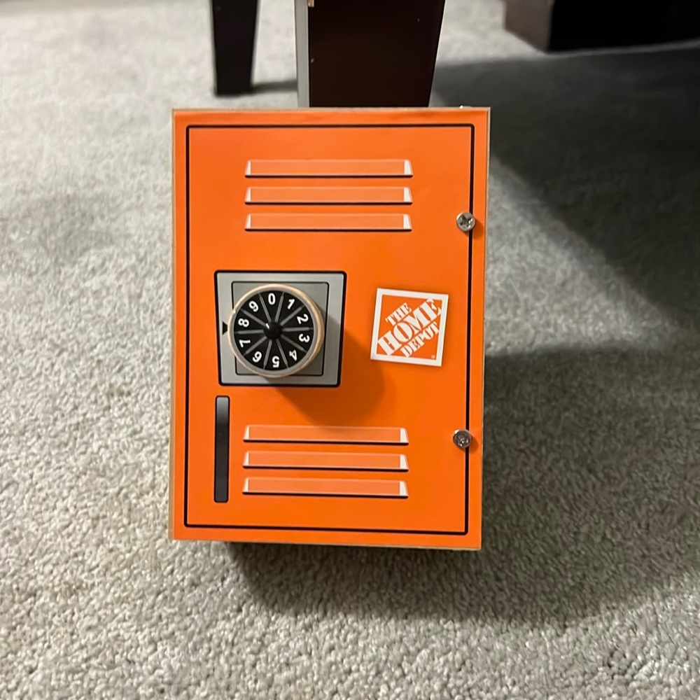 Home Depot Build Your Own Locker (Completed locker not included, just for show)